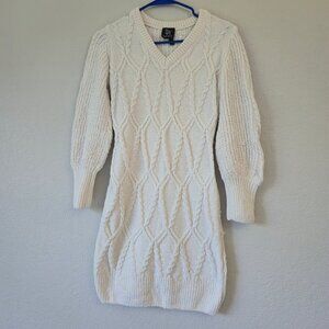 short white sweater dress NEGOTIABLE